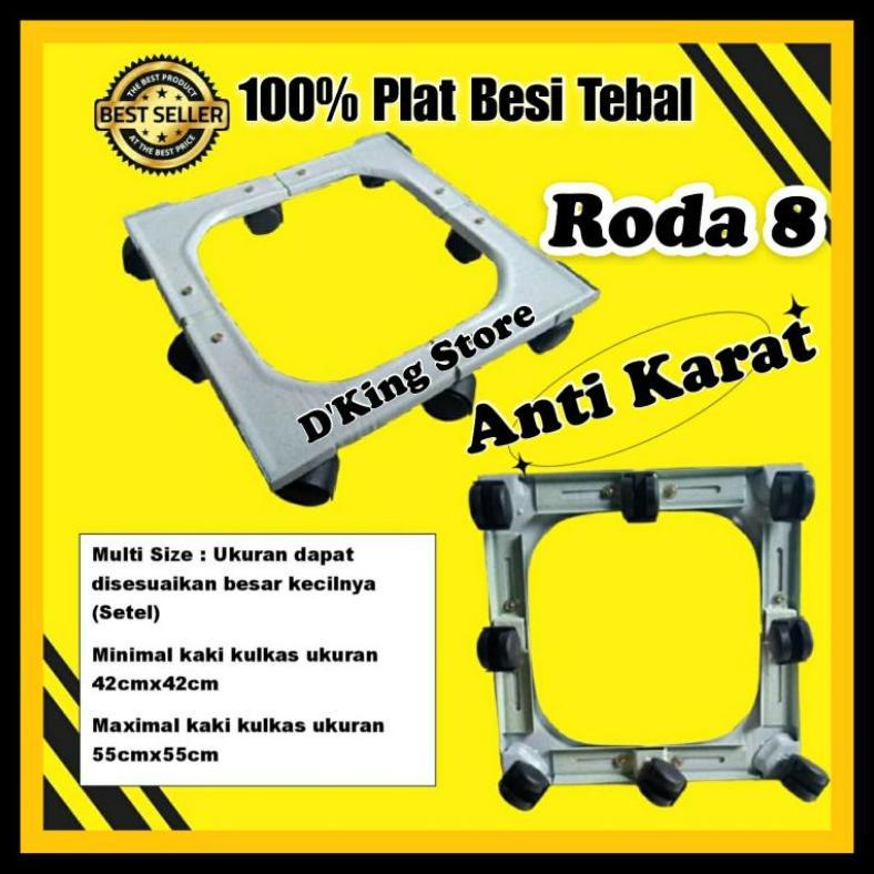 Ready Roda Kulkas Alas Kulkas Kaki Kulkas RODA 8 untuk 2 Pintu Roda 8