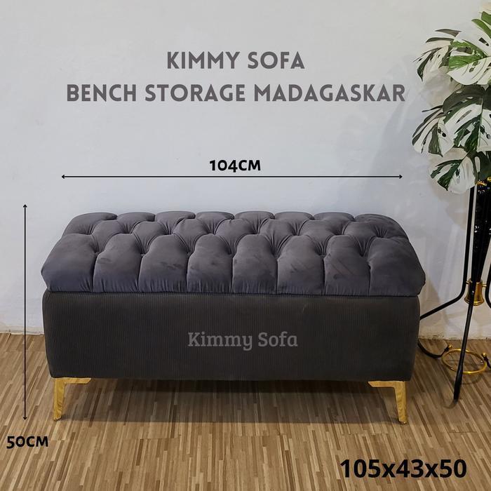 KIMMYSOFA Bench box Storage Hidrolic Kancing Model Kancing