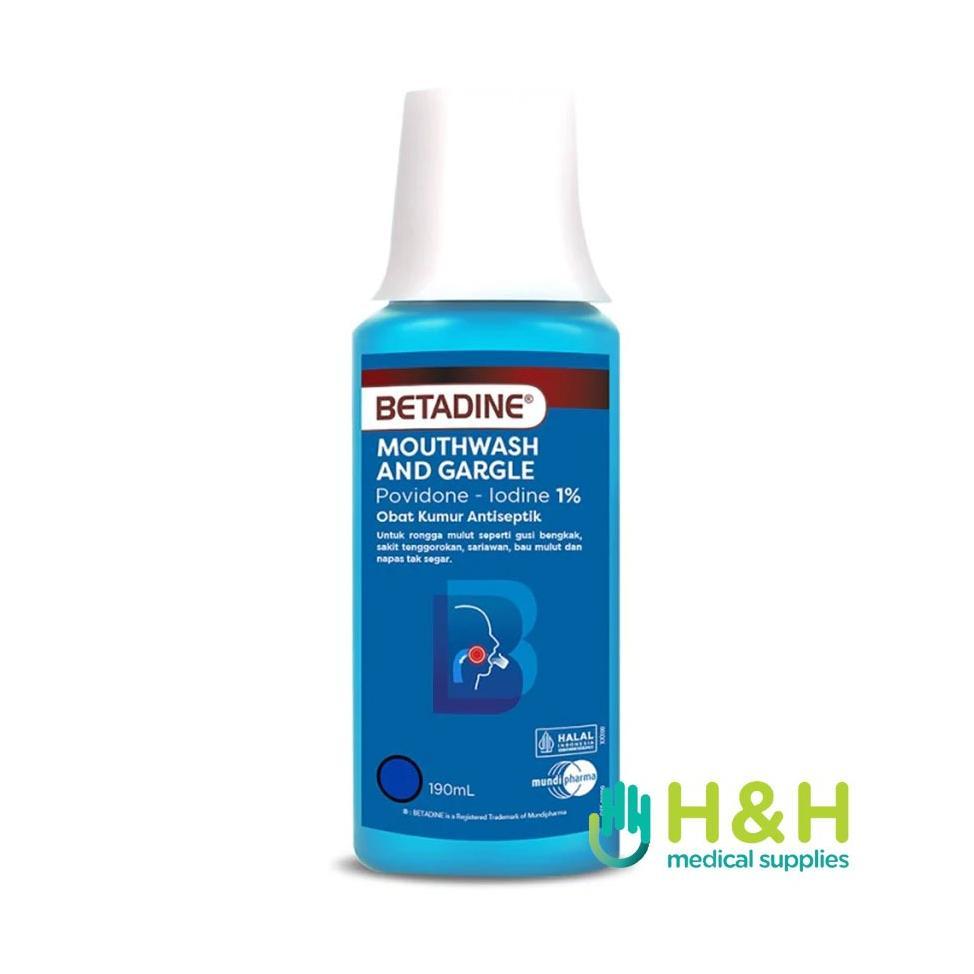 Betadine Kumur / Obat Kumur Betadine / Povidon Iodine 1 %
