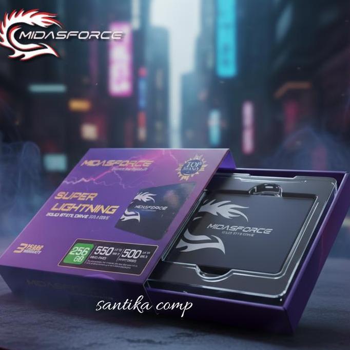 SSD 256 GB MIDASFORCE SATA 3 6GB/s SUPER LIGHTNING