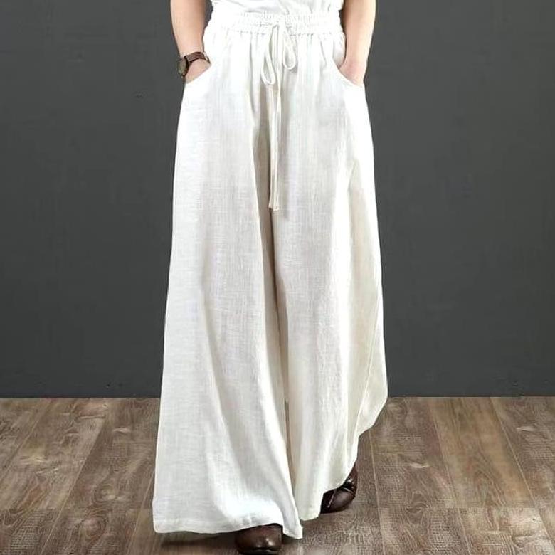 BESTPROMO CELANA KULOT SUPER JUMBO TERBARU KAIN KATUN LINEN ORIGINAL