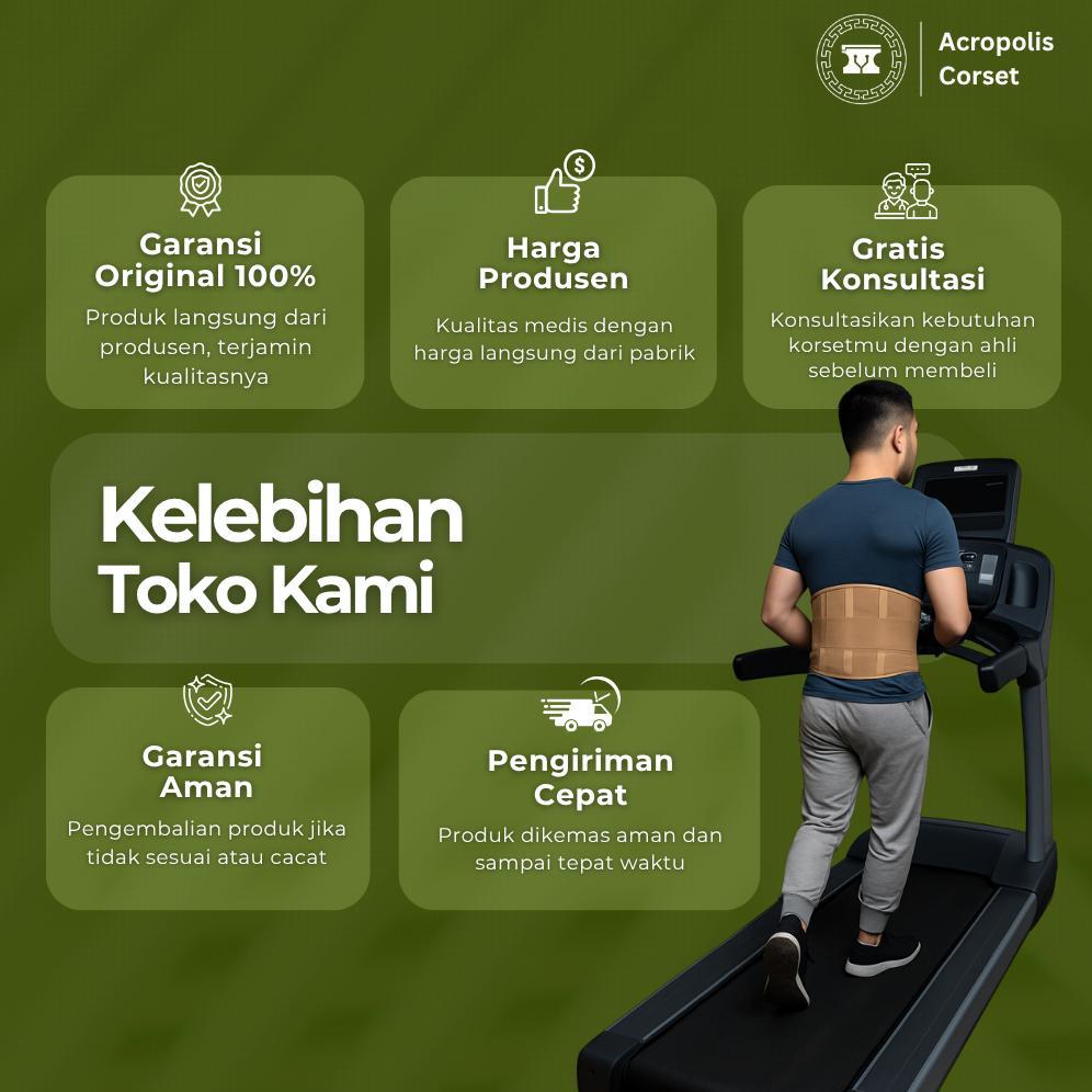 BESTPROMO KORSET NYERI PINGGANG / KORSET SAKIT PINGGANG / KORSET HNP / KORSET LBP / KORSET KESEHATAN
