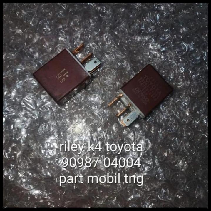 GRATIS ONGKIR RILLEY RILEY RELAY KAKI 4 12V 90987-04004 ORIGINAL 