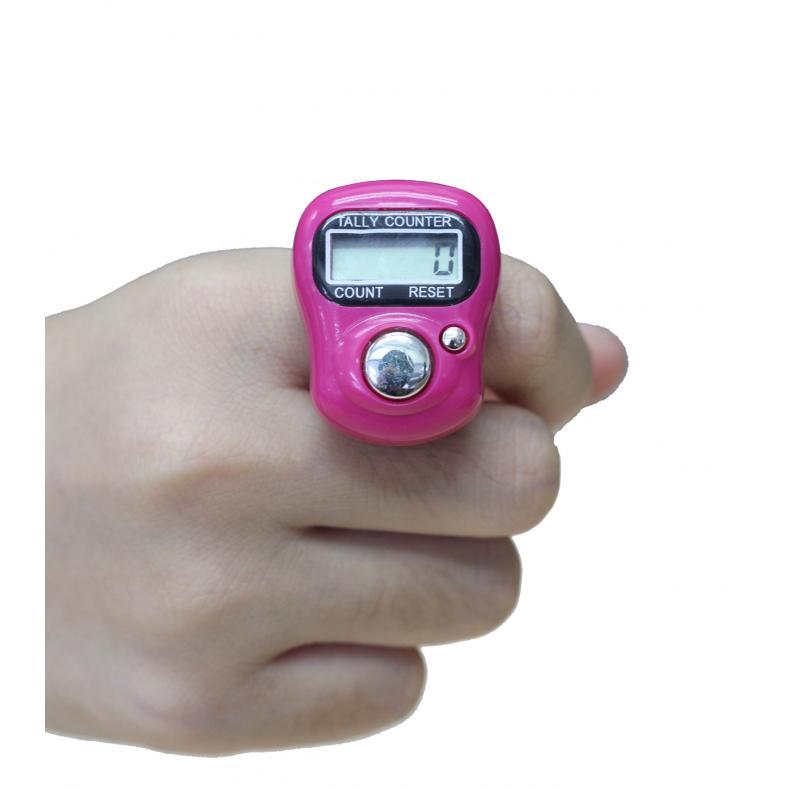 MURAH [GK] Tasbih Digital Souvenir EMD777 Alat Hitung Led Jari Counter Tally Tasbeh Ibadah Mini Impo