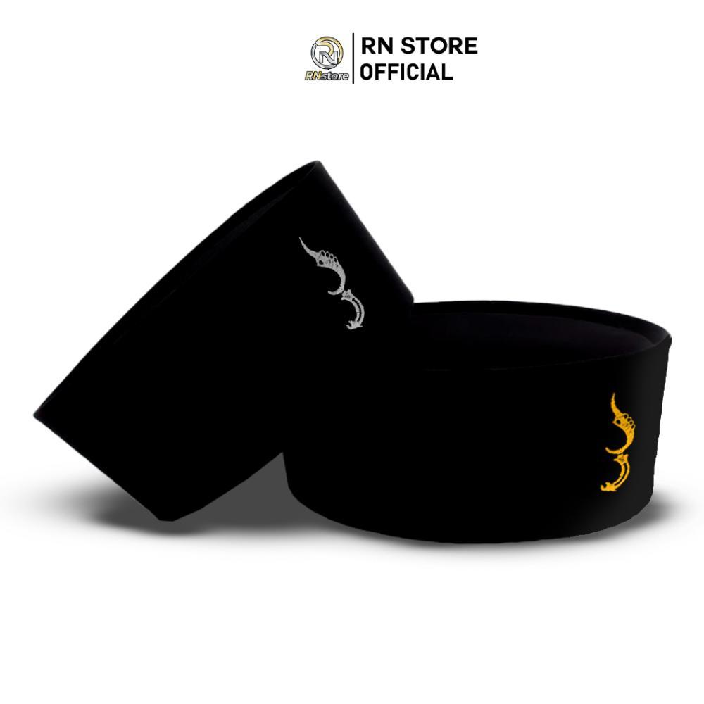 new deals peci songkok kopiahitam polos logo kujang bordir tinggi 9 murah berkualitas - peci pria mo