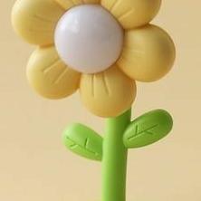 Lampu Meja Motif Bunga Aesthetic / Lampu Tidur Mini / Lampu Meja Belajar Lucu/ Lampu Hias Motif Bung