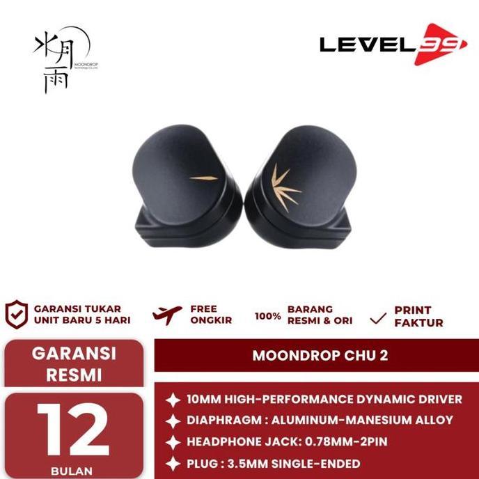 MOONDROP CHU2 / CHU 2 End-Game 2pin IEM Earphones