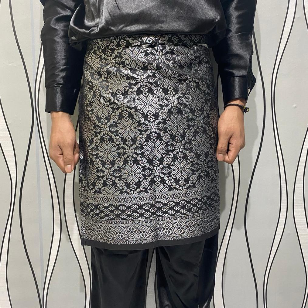 promo terbaru songket pria melayu/songket bapak/tumpak songket/kain samping melayu/songket palembang