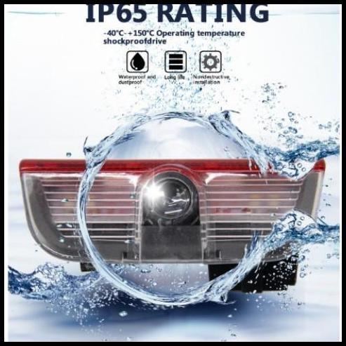 TERLARIS LAMPU PINTU MOBIL LED LOGO VW VOLKSWAGEN GOLF TIGUAN TOUAREG SCIROCCO 