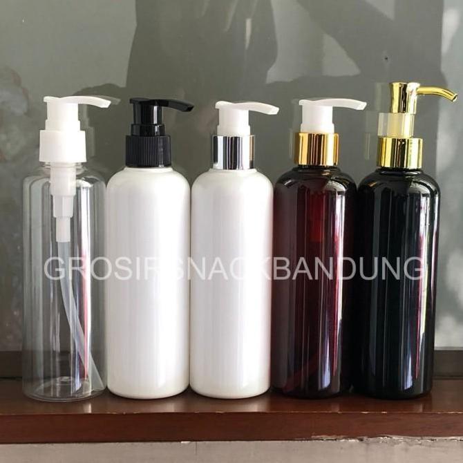 Botol PET 250ml - Tutup Pump / Botol PET BR 250ml Pump