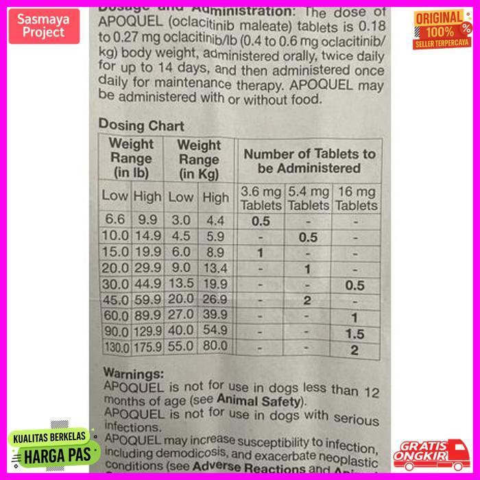 New Apoquel Dog 16 Mg (10 Tablet)