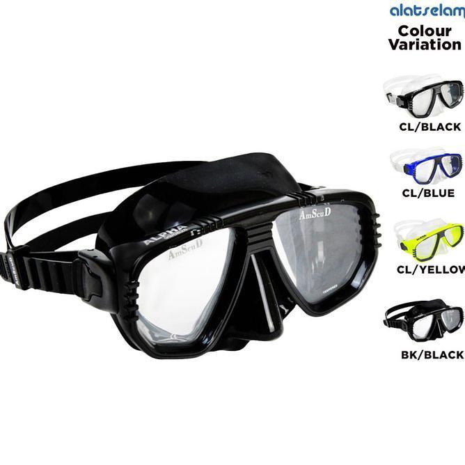 Amscud Mask Alpha Kacamata Snorkling Diving Mask Snorkling Diving Kacamata Minus Snokling Diving Mas