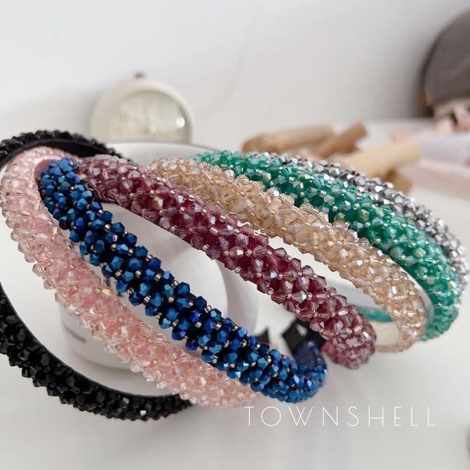 Lansungkirim- Town Shell Bando Blink Blink Korea / Bando Mutiara Retro Korea