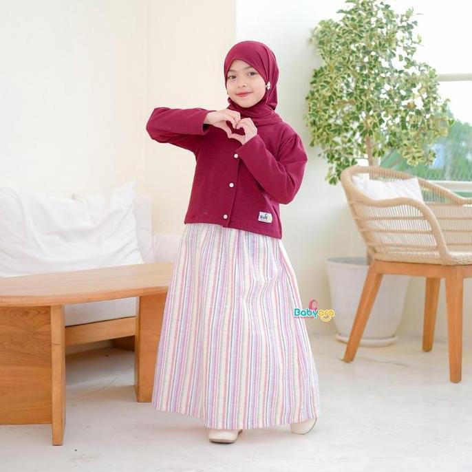 OOTD Erika Oneset/pakaian fashion anak perempuan/setelan stelan anak perempuan/cardigan kardigan ana