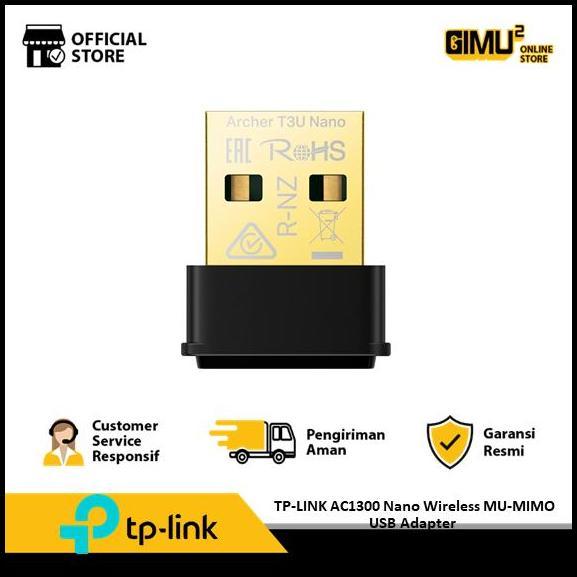 TP-LINK Archer T3U Nano AC1300 Nano Wireless MU-MIMO USB Adapter