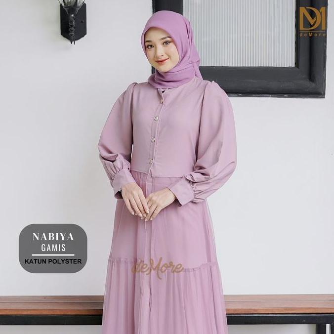 Demore | Gamis Pesta Remaja Dewasa 2in1 Set Rok Tutu Panjang Baju Kondangan Ready Hitam