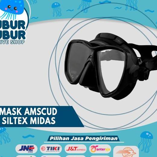 Mask Amscud Siltex Midas Kacamata Selam Masker Snorkelingdiving