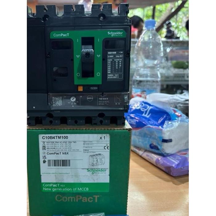 MCCB SCHNEIDER NSX100B 100A 4P NSX 100A ORIGINAL