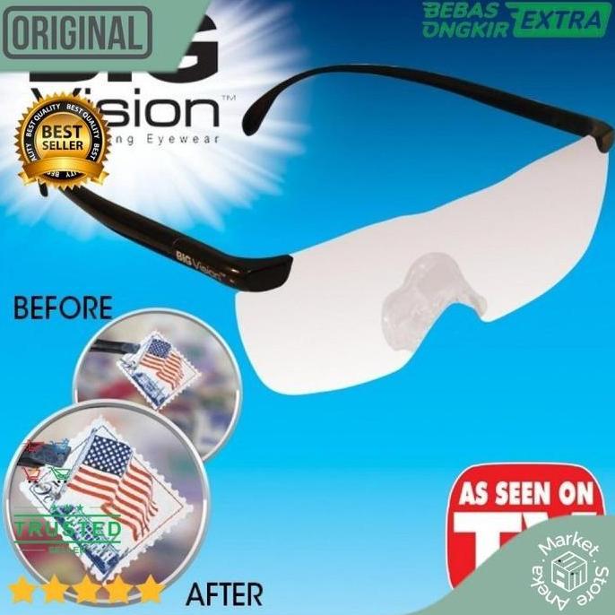 Kacamata Kaca Pembesar Untuk Baca Service Elektronik Unisex Original