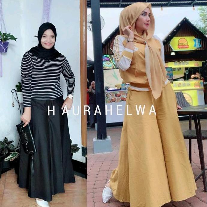 KULOT LEBAR PAYUNG KULOT PALLAZO HAURAHELWA