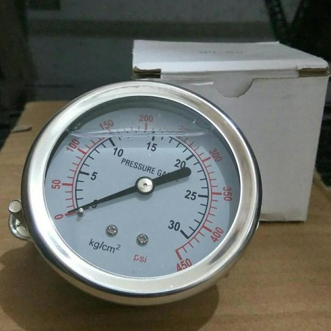 Grosir Alat Pengukur Tekanan/ Pressure Gauge 30Bar