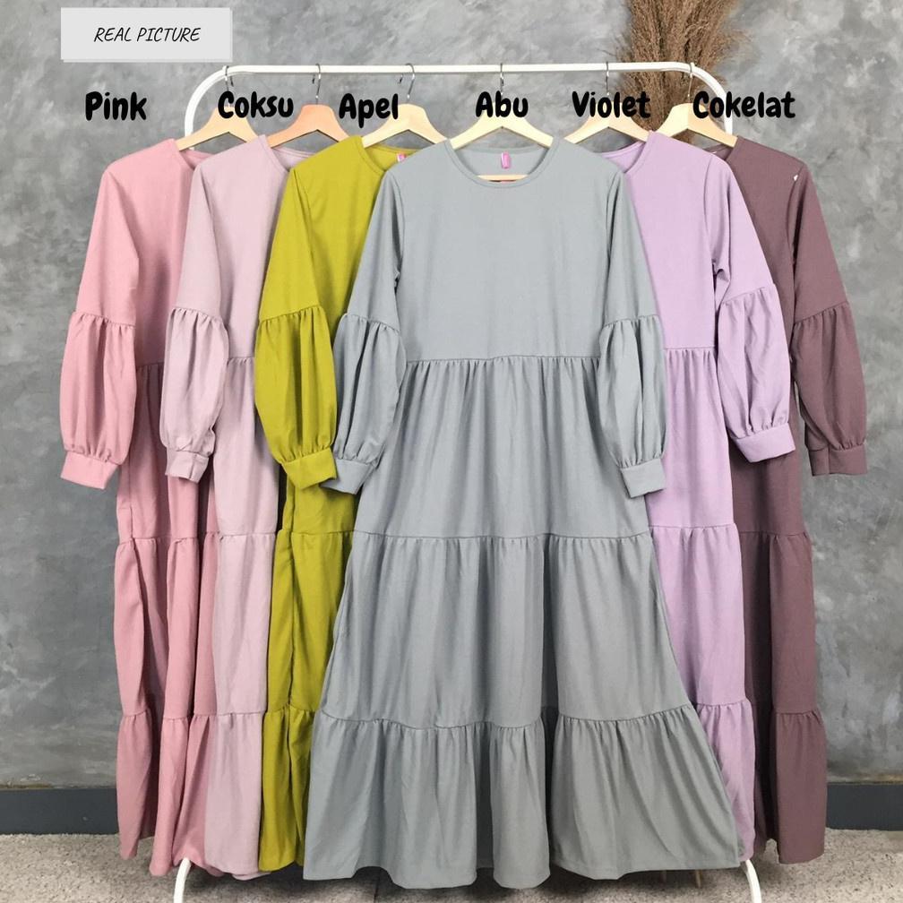 FF - GAMIS DEVI | Maxy Wanita Lengan Panjang Fashion Muslim