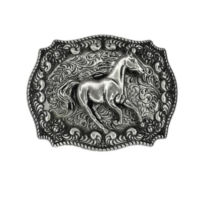 SABUK KEPALA IKAT BUCKLE PINGGANG BELT WESTERN VINTAGE COWBOY GESPER