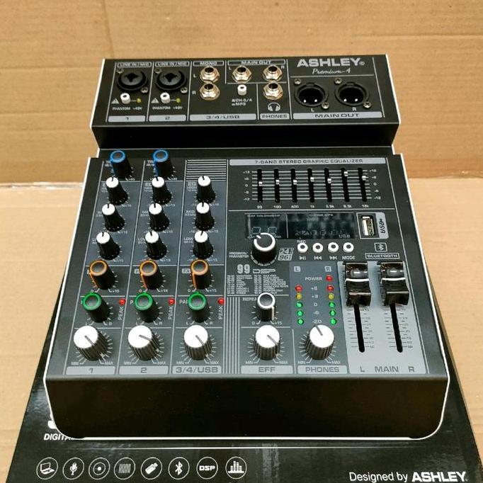 Wkprojek- Mixer Ashley Premium 4 4 Channel / Ashley Premium 4 Original