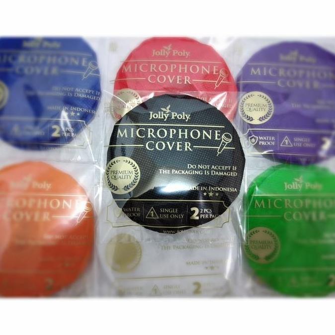 Wkprojek- Shure Microphone Cover Warna / Shure Mic /Sarung Mic Bahan Kain Filter