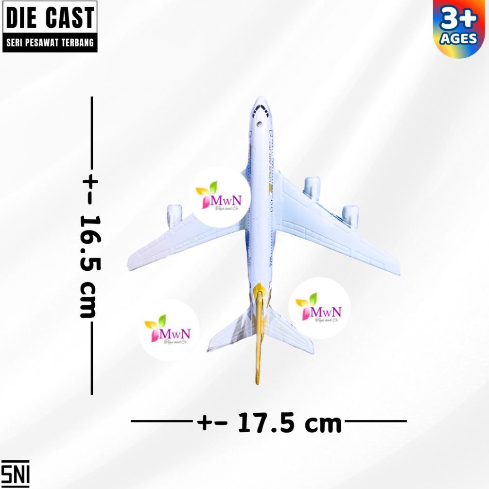 terbaru mainan diecast pesawat terbang a380-2 besi plastik