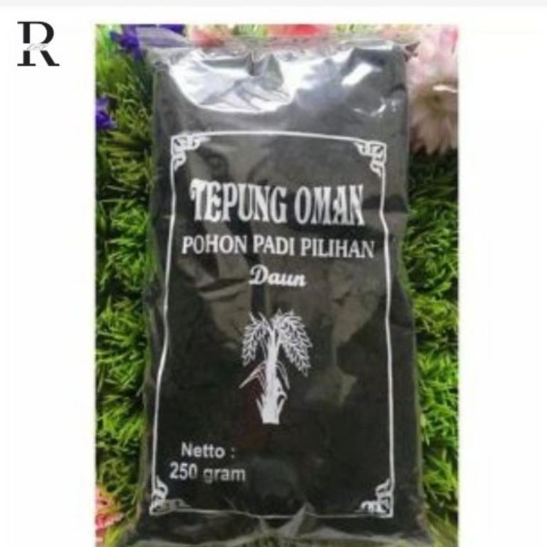 Tepung Oman/Abu Merang Sekam Pewarna Alami 250 Gram