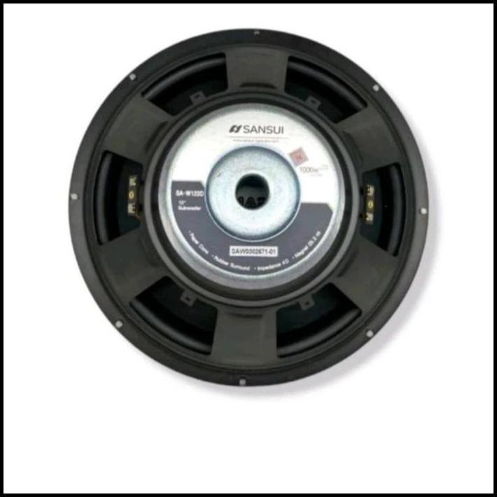 GRATIS ONGKIR SUBWOOFER SANSUI SA W 122D / SUB SANSUI 12 INCH MOBIL UNIVERSAL