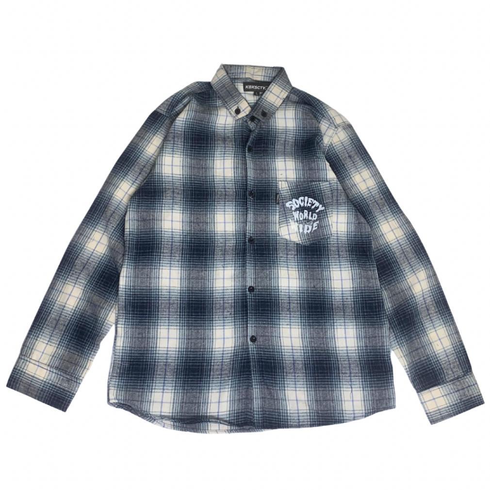 NEW DEALS Kubik Society Flanel Veterano - Veterano Blue Worldwide