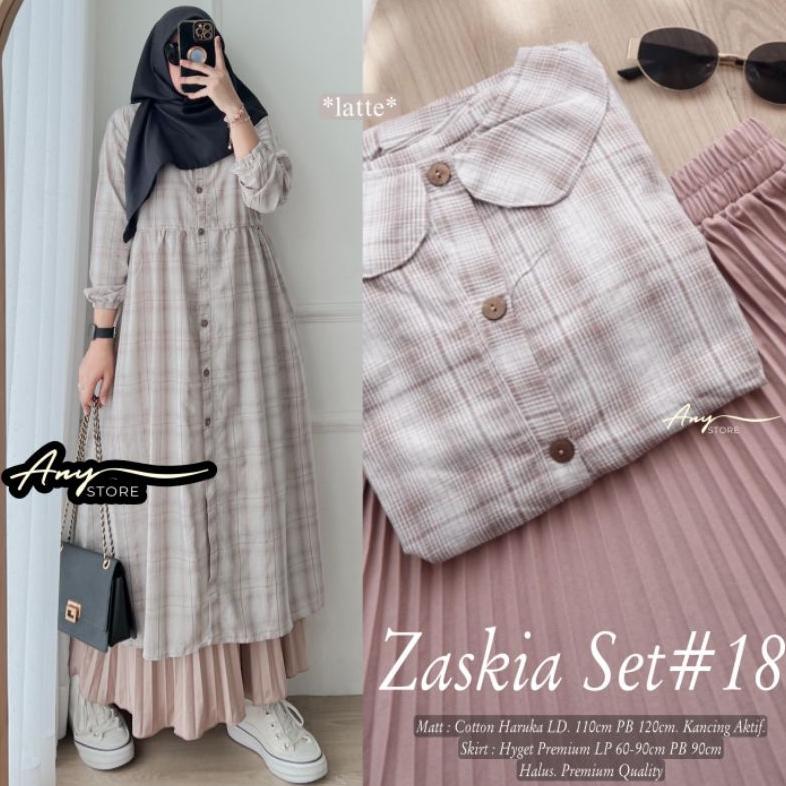 NEW PRODUCT SETELAN WANITA MIDI, TUNIK ROK PLISKET