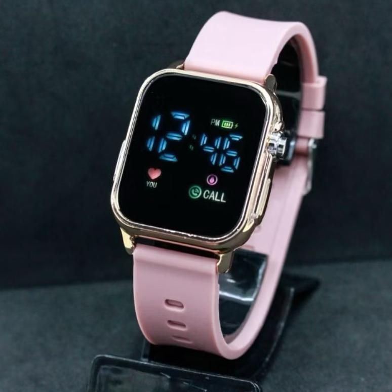 ORIGINAL JAM TANGAN LED WATCH ORIGINAL JSS-3642 LED RABBER