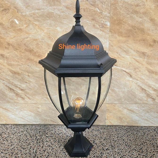 Promo Lampu Pilar Klasik Eropa Modern Luar Ruangan Waterproof Tipe 11004 S
