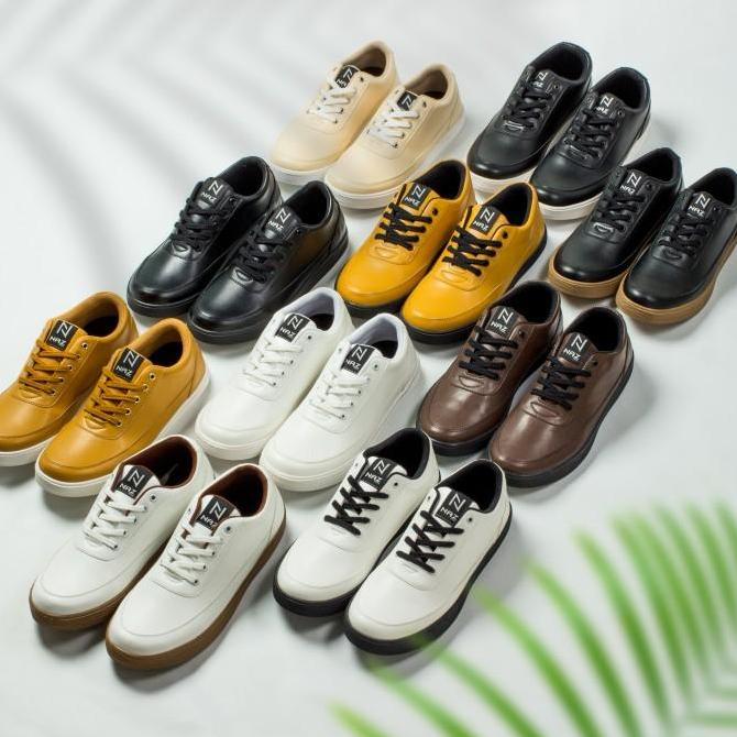STYLE FASHION Yotrastore x NAZ Dedrick sepatu sneakers pria putih polos full putih STYLE FASHION