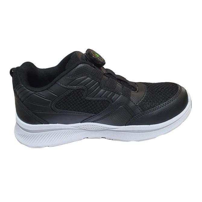 TERBARU  Sepatu PRO ATT SAL 3000 Tali Putar Hitam Putih dan Hitam Polos Kasual Pria Casual Karet Sho