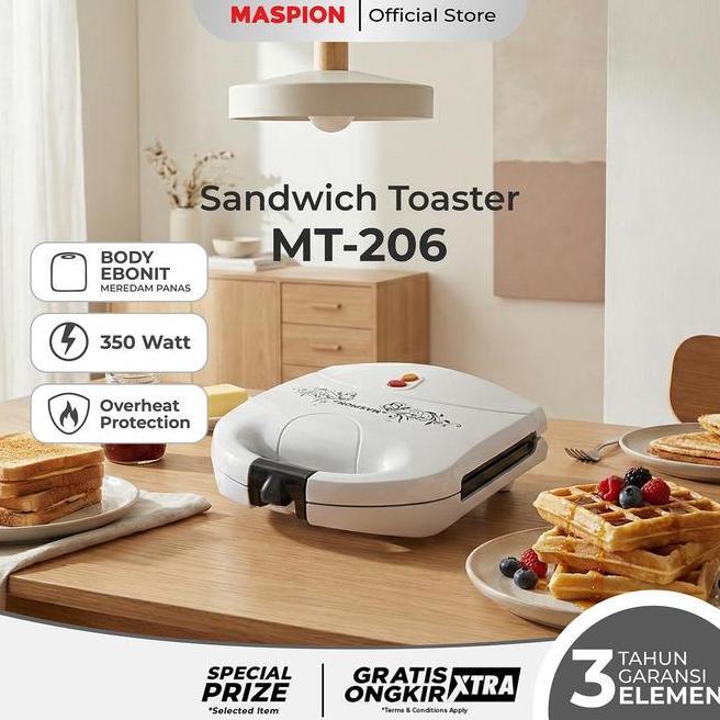 Maspion Sandwich Toaster Mt206