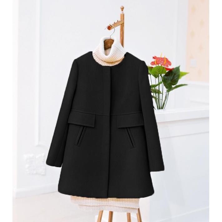 BIG SALE Jaket Jas Mantel Korea Wanita OURPLACE27 Ukuran Jumbo Mantel Pollar Wanita Longgar Trench C