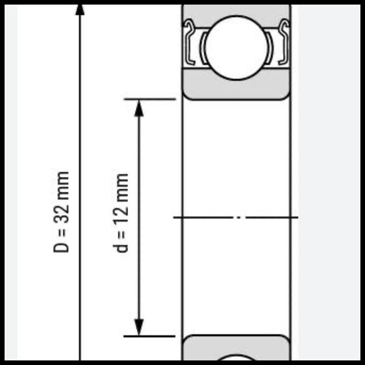 TERLARIS BEARING 6201ZZC3 ORIGINAL NTN 6201 ZZ C3 NTN 