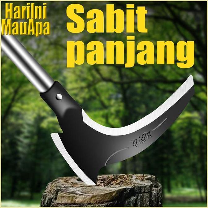 h.samiliran - 4/5/6cm sabit pertanian multifungsi alat panen padi, pemangkas rumput berkebun sabit k