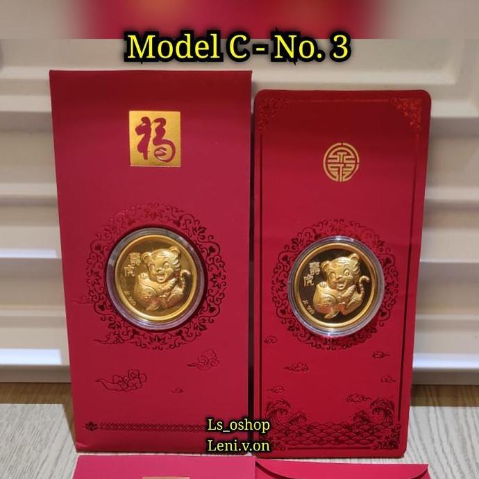 Prikiti- Angpao Imlek Koin Emas 2022 Macan + Sertifikat