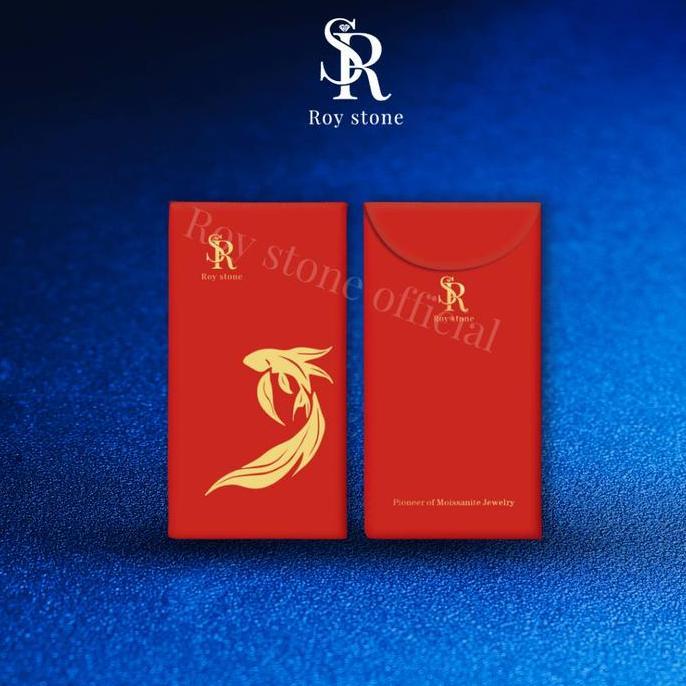 Prikiti- Roystone - Amplop Angpao  Warna Merah Exclusive