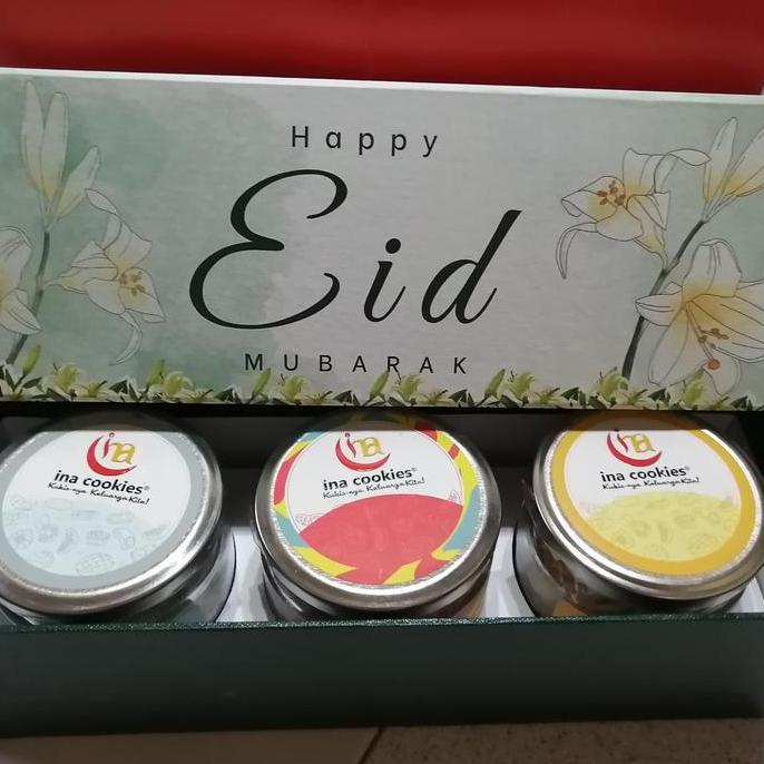 Hampers Jar Isi 3 Ina Cookies Promo Lebaran