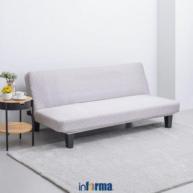 Informa 104X185 cm Sarung Sofa Bed Cross - Cokelat Pelindung Sofa Cover Dekorasi Ruang Tamu Pelapis 