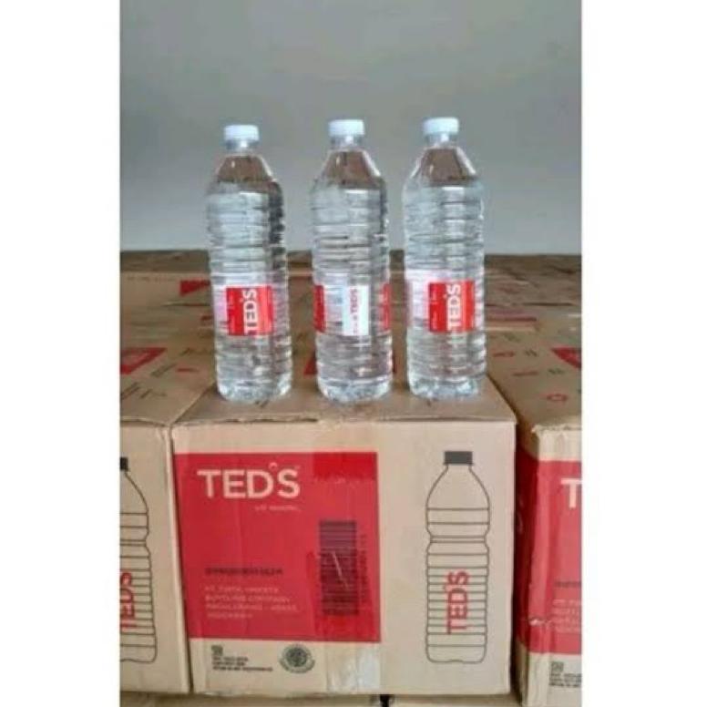 TEDS AIR MINERAL 600 ML DUS ISI 24 BOTOL