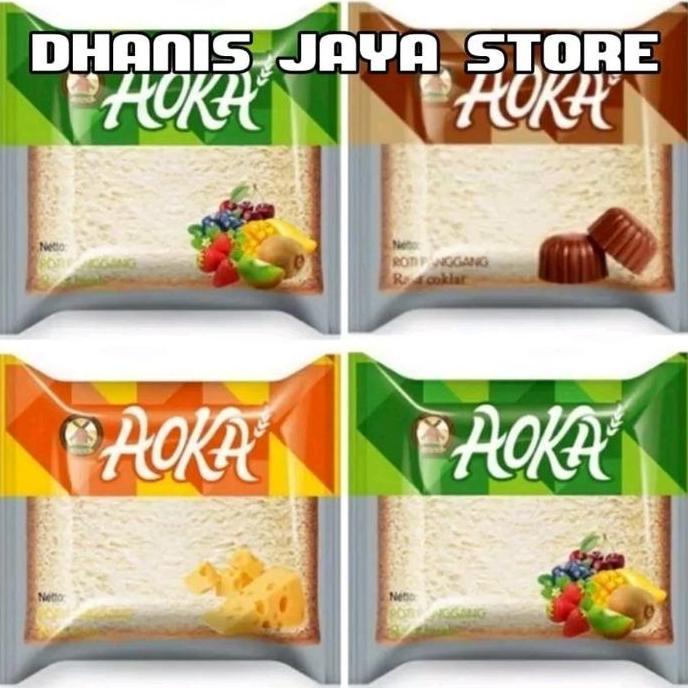 ROTI AOKA PANGGANG 1 DUS MIX ISI 60 PCS