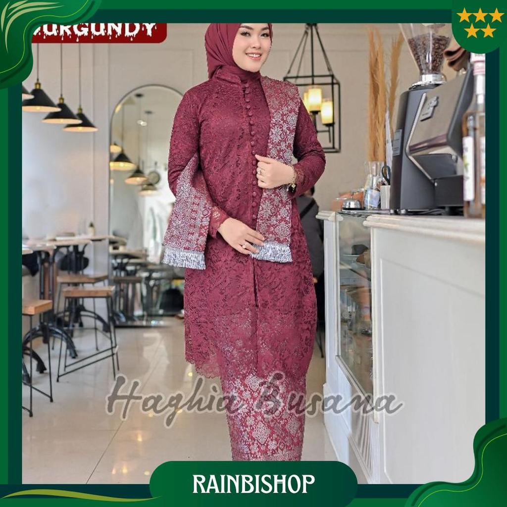Set Kebaya Kancing Seribu Rok Songket Baju Pesta Kebaya Kurung Melayu Baju Wisuda Promo Puncak