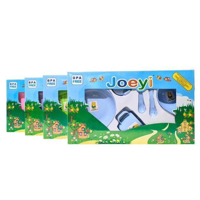 1Kondangjayabadi - Feeding Set Joeyi Ukuran Besar | Set Alat Makan Bayi Garpu